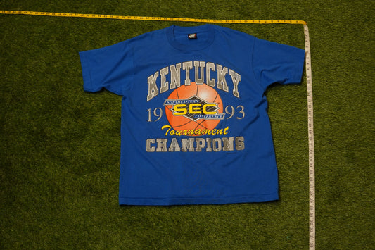 SEC 1993 Kentucky Champions single stitch T-shirt SZ-XL